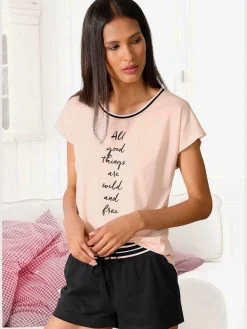 s.Oliver Pyjamas<Pyjama court à encolure ronde