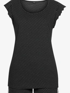 Vivance Dreams Pyjamas<Pyjama court au design noir et blanc