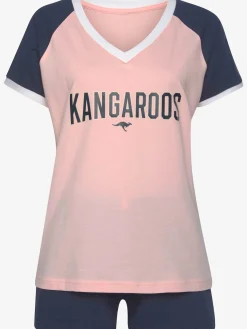 KangaROOS Pyjamas<Pyjama court au style universitaire