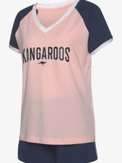 KangaROOS Pyjamas<Pyjama court au style universitaire