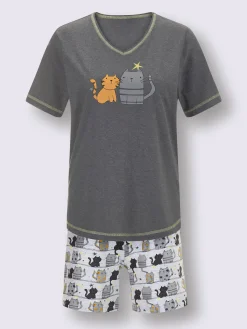 wäschepur Pyjamas<Pyjama court jersey fin