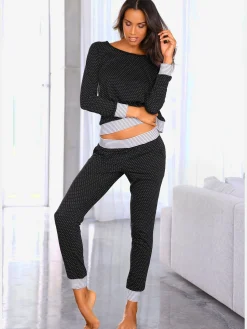 Vivance Dreams Pyjamas<Pyjama doux. joli mélange de motifs