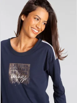 Vivance Dreams Pyjamas<Pyjama long, imprimé devant