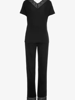 LASCANA Pyjamas<Pyjama séduisant avec empiècement en dentelle