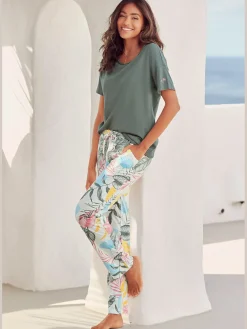 Vivance Dreams Pyjamas<Pyjama avec motif tropical