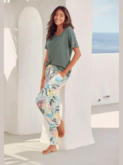Vivance Dreams Pyjamas<Pyjama avec motif tropical