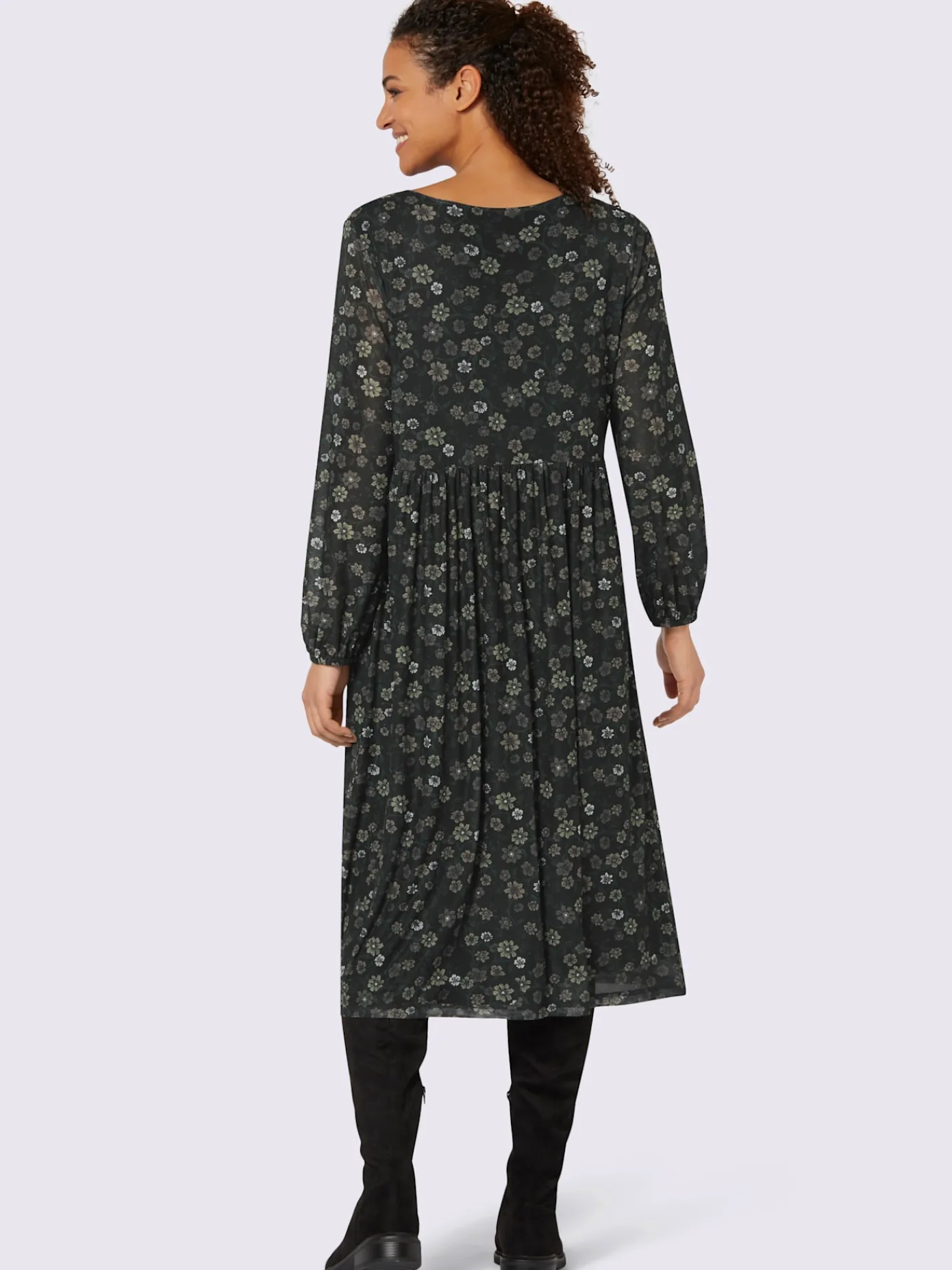 Robes<Robe à fleurs qualité maille imprimée