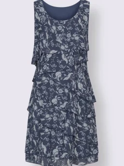 Alessa W. Tenues De Cérémonie|Robes<Robe à motif floral et effet superposé affinant