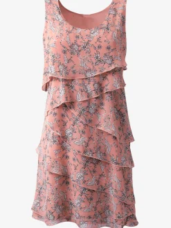 Alessa W. Tenues De Cérémonie|Robes<Robe à motif floral et effet superposé affinant