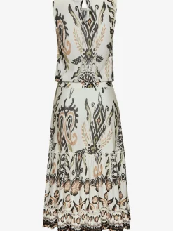 Buffalo Robes<Robe à volants encolure ronde