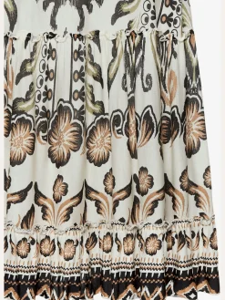 Buffalo Robes<Robe à volants encolure ronde