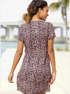 LASCANA Robes<Robe chemisier décontractée à encolure en v