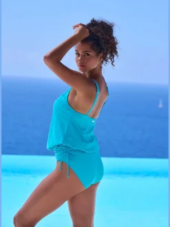 LASCANA Maillots De Bain<Robe de bain unis tendance avec boucle décorative