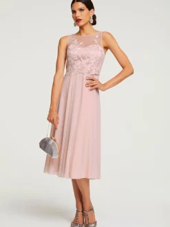 Ashley Brooke Tenues De Cérémonie|Robes<Robe de cocktail fermeture boutonnée dans le cou