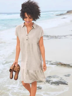Linea Tesini Robes<Robe de loisirs 55% lin