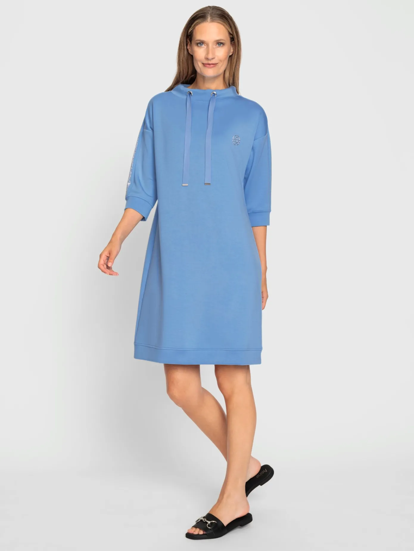 Rick Cardona Robes<Robe de loisirs manches avec pierres fantaisie