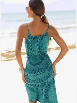 s.Oliver Mode De Plage|Robes<Robe de plage encolure ronde dégagée