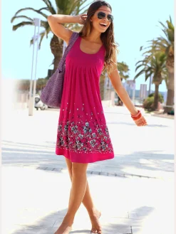 Beachtime Mode De Plage|Robes<Robe de plage robe d'été imprimée sans manches