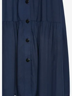 Vivance Robes<Robe d'été col chemisier tendance