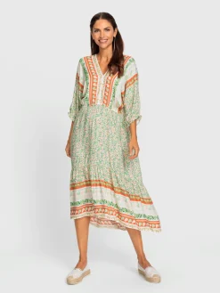 Robes<Robe d'été coupe plus longue au dos