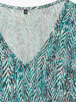 Vivance Robes<Robe d'été encolure en v dégagée