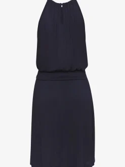 Vivance Robes<Robe d'été encolure haute froncée