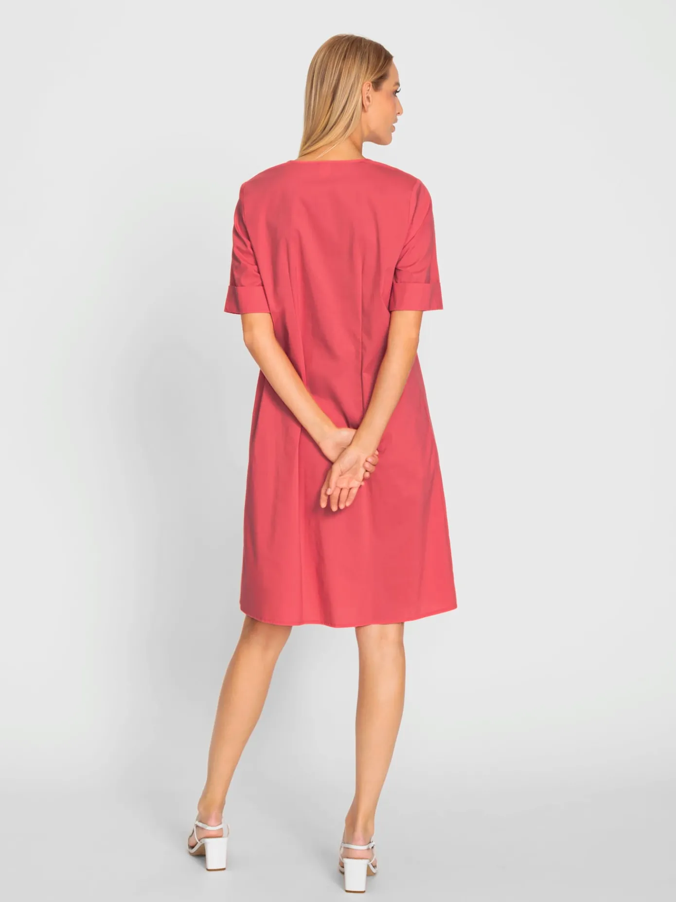 Rick Cardona Robes<Robe d'été manches à revers fixe