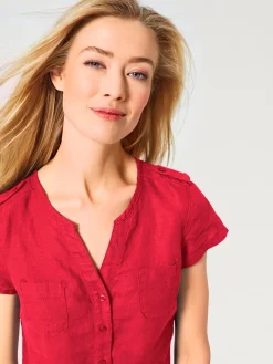 Linea Tesini Robes<Robe d'été pur lin