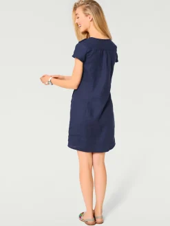 Linea Tesini Robes<Robe d'été pur lin