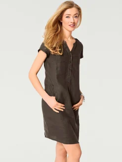 Linea Tesini Robes<Robe d'été pur lin