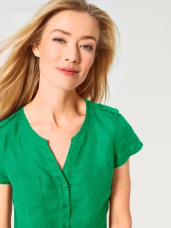 Linea Tesini Robes<Robe d'été pur lin