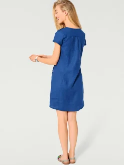 Linea Tesini Robes<Robe d'été pur lin