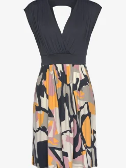 LASCANA Robes<Robe d'été robe en jersey dos nu avec jupe à motifs