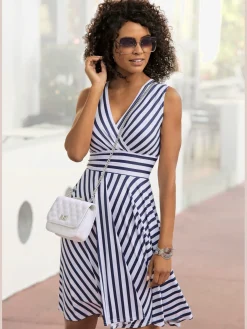 LASCANA Robes<Robe d'été robe portefeuille courte à col v