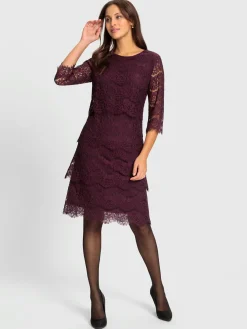 Fair Lady Robes<Robe en dentelle dentelle élastique