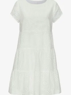 Buffalo Robes<Robe en dentelle robe d'été à encolure ronde haute