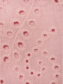 Buffalo Robes<Robe en dentelle robe d'été sans manches avec broderie ajourée