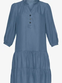 LASCANA Robes<Robe en jean avec manches 3/4