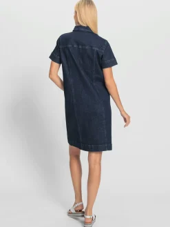 Rick Cardona Robes<Robe en jean poches plaquées spacieuses