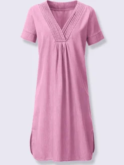 Collection L Robes<Robe en jean pur coton