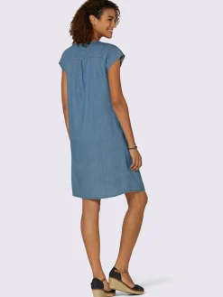 Collection L Robes<Robe en jean pur coton