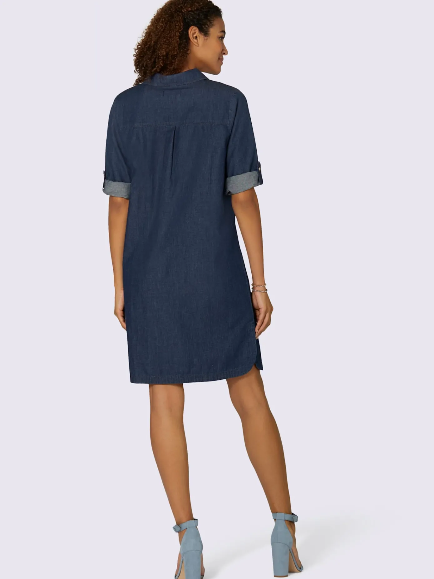 Collection L Robes<Robe en jean qualité tissée