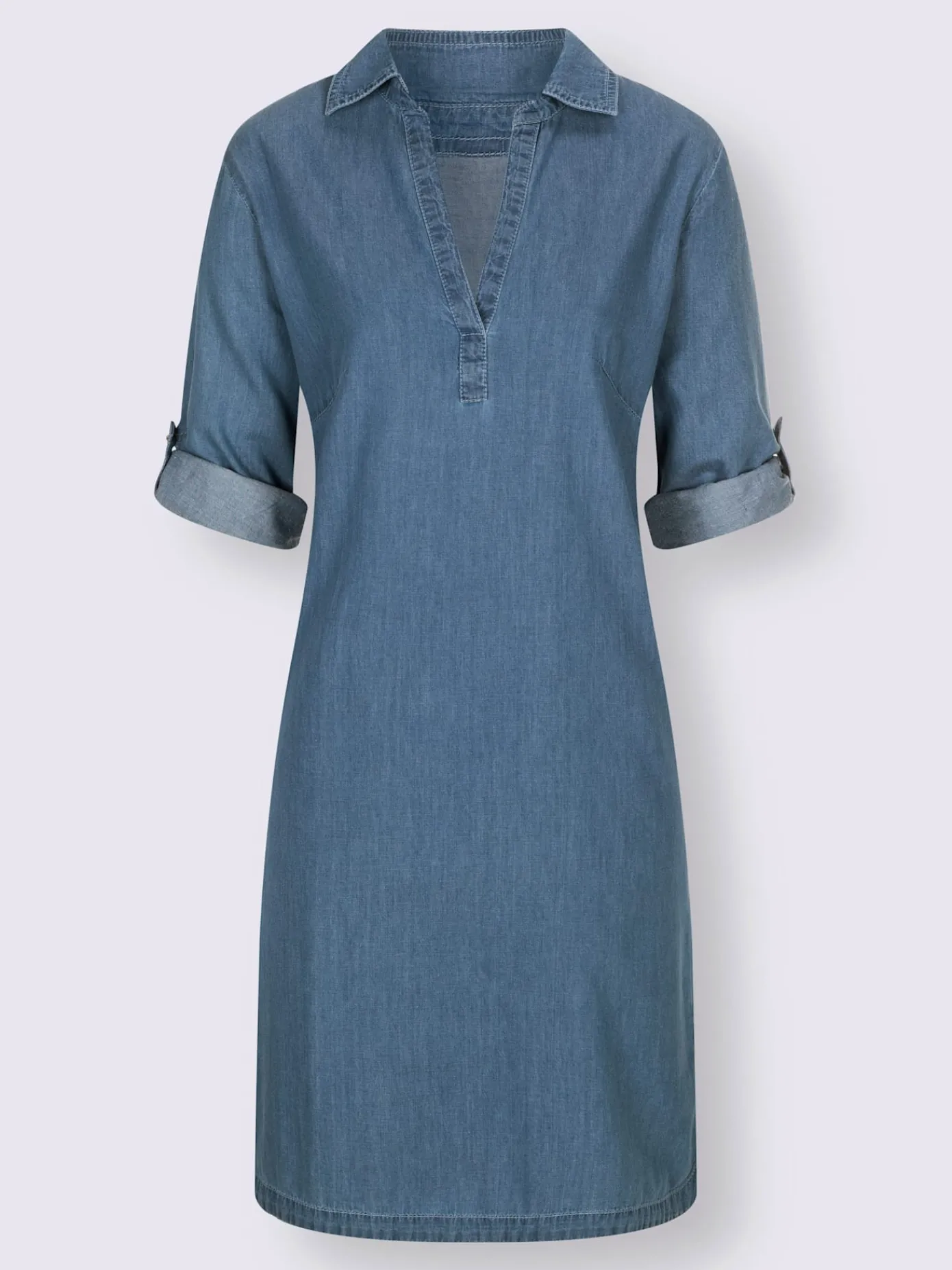 Collection L Robes<Robe en jean qualité tissée