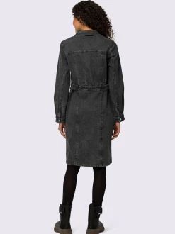 Mandarin Robes<Robe en jean superbe et tendance