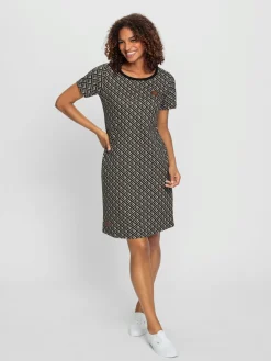 Collection L Robes<Robe en jersey 50% coton