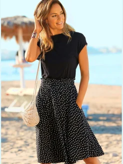 Beachtime Robes<Robe en jersey aspect 2 en 1