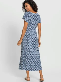 Robes<Robe en jersey avec viscose (ecovero)