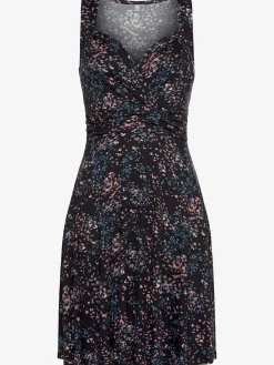 Vivance Robes<Robe en jersey col v effet cache-cœur