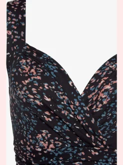 Vivance Robes<Robe en jersey col v effet cache-cœur