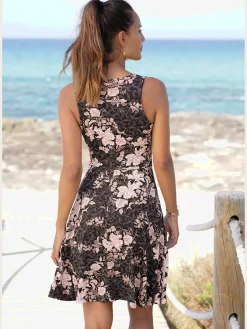 Vivance Robes<Robe en jersey col v effet cache-cœur